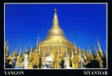 Shwedagon Pagoda in downtown Yangon